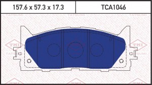 Колодки тормозные дисковые передние TOYOTA Camry 07- TCA1046 TCA1046 TATSUMI