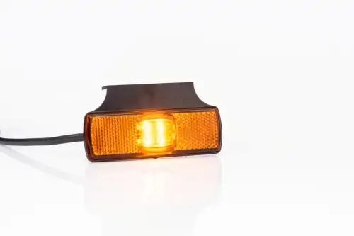 фонарь габаритный! жёлтого цвета, LED, с кронштейном, проводом 0.5м\ FT017ZKLED FRISTOM