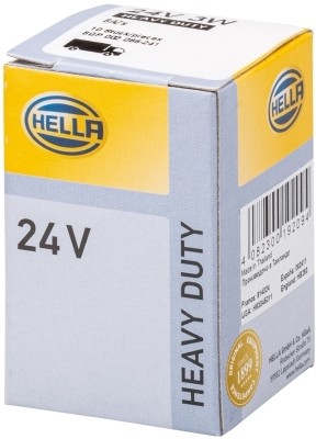 лампа накаливания! 24V 3W BA7s DIN72601\DAF 8GP002066-241 HELLA