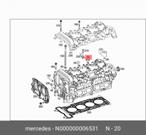 MERCEDES BENZ W166 M-KLASSE (ML/GLE) (2011-2018) N000000006531 MERCEDES BENZ