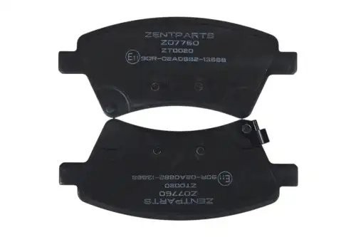 колодки тор. диск. перед. с антиск. пл.! (P23105) Fiat Sedici 1.6-2.0 06-14 Z07760 ZENTPARTS