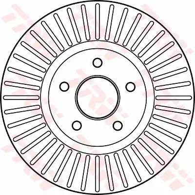 MONDEO IV (2007-2015) 300 мм DF6019S TRW