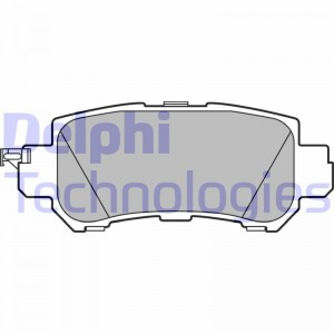 LP2482 колодки дисковые задние!\ Mazda CX-5 2.0/2.0D 11> LP2482 DELPHI