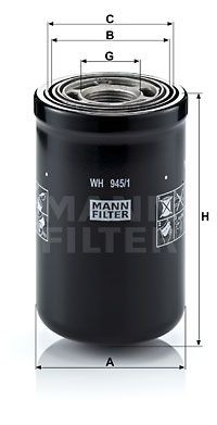 Фильтр гидравлический CASE WH 945-1 MANN FILTER