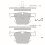 Колодки тормозные дисковые Avantech задние (противоскрипная пластина в компл.) AV210 AVANTECH
