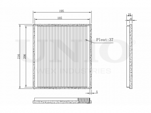 Фильтр салонный FLT-40029 UNIO