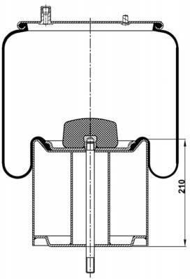 VOLVO TRUCK/RENAULT TRUCK с металлическим стаканом T0070-4912V2 TOPCOVER