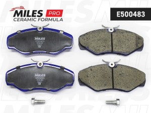 Колодки тормозные передние (Смесь CERAMIC серия PRO) OPEL VIVARO/RENAULT TRAFIC  E500483 MILES