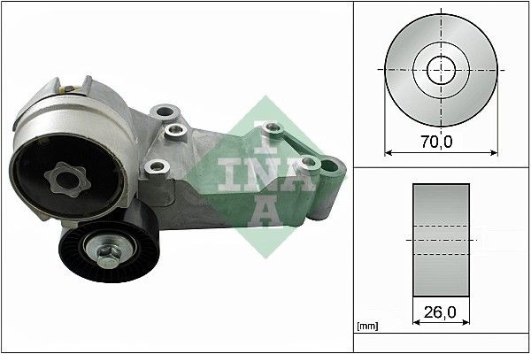 ролик натяжной ремня НО!\ Ford Focus/Tourneo/Transit 1.8TDCi 01> 534014610 INA