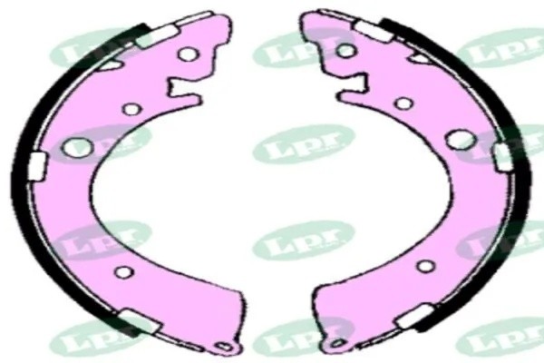 Колодки барабанные HONDA FIT, JAZZ 08- 05360 05360 LPR