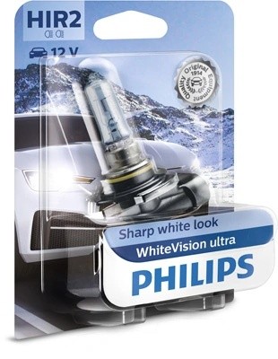 Лампа 12V HIR2 55W PX22d блистер (1шт.) White Vision Ultra PHILIPS 9012WVUB1 PHILIPS