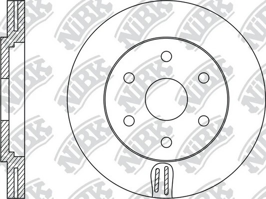 Диск тормозной NISSAN PATHFINDER 2005 RN1416 RN1416 NIBK