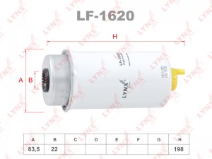 фильтр топливный!\ Ford Transit 2.2-2.4/3.2TDCi 06> LF-1620 LYNXAUTO