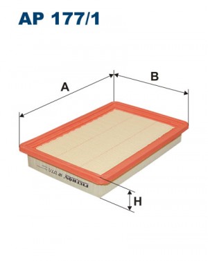 Фильтр воздушный HYUNDAI Elantra (00-) (1.8),Lantra (95-),Coupe (96-) FILTRON AP 177/1 FILTRON