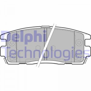 LP1988 колодки дисковые з.\ Opel Antara 2.4i/3.2i/2.0CDT 07> LP1988 DELPHI