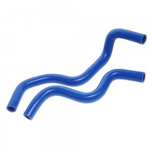 Патрубок ГАЗ-3302 Бизнес отопителя комплект 2шт. синий силикон MEGAPOWER 810-13-002 MEGA POWER