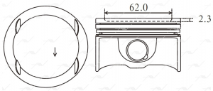 PN51471 PN-51471 поршень 0.50 SKODA/VW 1.4i 16V BUD/BXW/CGGA... PN-51471 AUTOWELT
