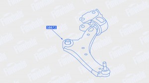Cайлентблок рычага передней подвески, передний Ford Galaxy 06-15/Mondeo 07, Volv SB872 FINWHALE