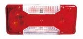 Фонарь задний IVECO Daily правый (с разъемом AMP) красно-белый DEPO 6631908RWE DEPO