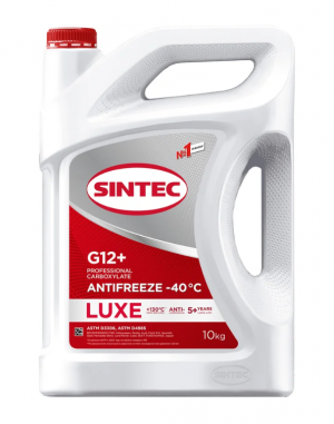 Антифриз красный -40C 10кг G12+ LUXE SINTEC 614504 SINTEC
