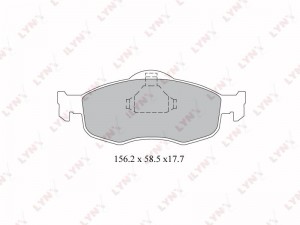 колодки дисковые передн.!\ FORD Mondeo I-II 1.6-2.5 93-00 / Scorpio I-II 2.0-2.9 BD-3011 LYNXAUTO