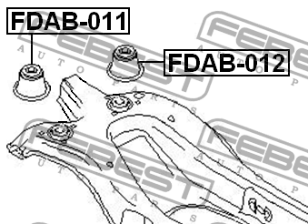 Сайлентблок задн балки задний FORD MONDEO GE 2000-2007 FDAB-012 FDAB-012 FEBEST