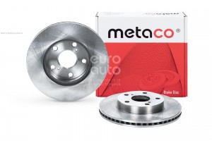 Диск тормозной передний вентилируемый 3050035 3050035 METACO