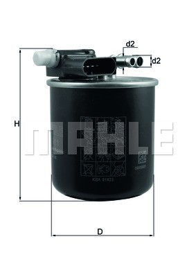 MERCEDES BENZ W204/212/X164/204/W164/906 KL911 MAHLE KNECHT