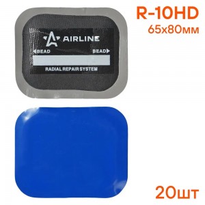 Заплатка для камер R-10HD (Пластырь резинокордный 65x80 мм), 1 слой корда упак.( ATRK65 AIRLINE