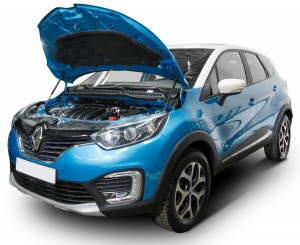 Амортизатор RENAULT Kaptur (16-) капота (пружина газовая) комплект 2шт. АВТОУПОР UREKAP021 AVTOUPOR