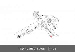 Крышка цилиндра 3310/3250 2406016-А0Е FAW