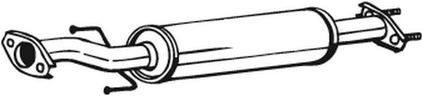 Глушитель DAEWOO Matiz средняя часть BOSAL 141-385 BOSAL