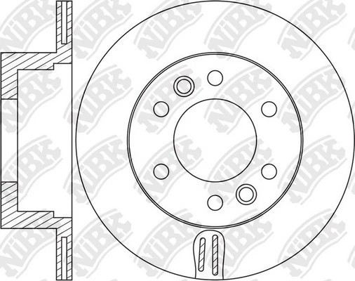 Диск тормозной HYUNDAI H1/STAREX 08- RN1656 RN1656 NIBK