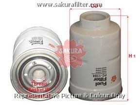 Фильтр топливный TOYOTA Land Cruiser MITSUBISHI Pajero (06-) SAKURA FC1104 SAKURA