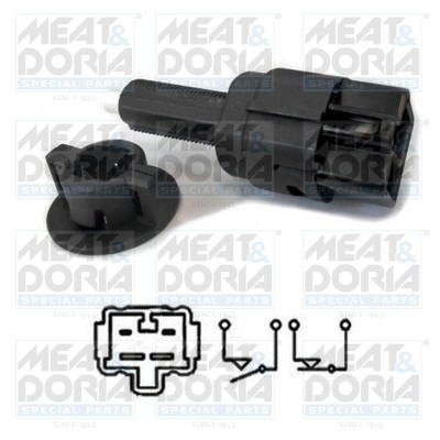 Выключатель HONDA Accord (03-),Civic (06-),CR-V (07-) стоп-сигнала MEAT&DORIA 35107 MEAT DORIA