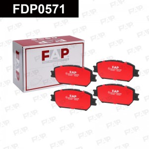 FDP0571 колодки дисковые! передние с антискр. пл.\ Toyota Camry 2.0-3.0 01>, Lex FDP0571 FAP