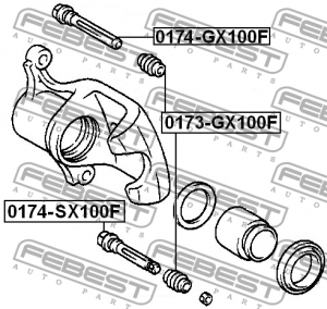 TOYOTA RAV 4 (2000-2005) 0173-GX100F FEBEST