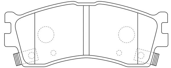 колодки дисковые передние!\ KIA Clarus 1.8i-2.0i 99-00/Carens I 1.8i 16V 00-02 BP13702 SB NAGAMOCHI