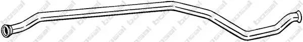 Труба глушителя промежуточная PEUGEOT 206 (02-08) BOSAL 900-009 BOSAL
