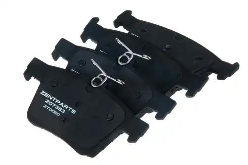 колодки дисковые задние Z07383 ZENTPARTS
