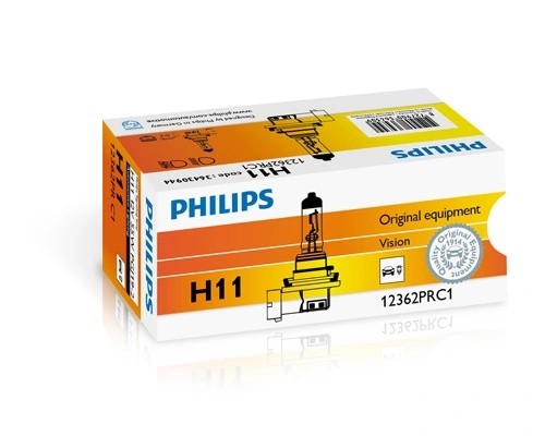 Лампа PHILIPS Vision (H11) 12V 55W PGJ19-2 12362PRC1 PHILIPS