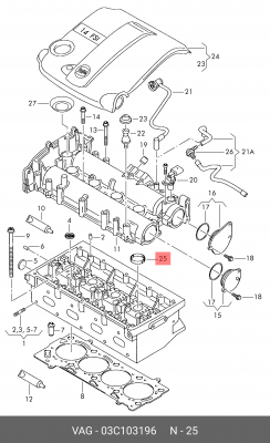 GOLF V (2004>) 03C 103 196 VAG