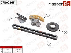 Комплект цепи масляного насоса MAZDA CX-5 2.5L PY-VPS 09- Masterkit 77B0236FK 77B0236FK MASTER KIT