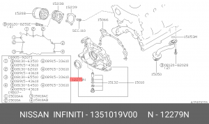 NISSAN ALMERA N16 (2000-2006) 13510-19V00 NISSAN