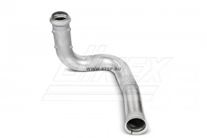 Труба глушителя приемн. с гофрой RVI Premium Euro III 66121 DINEX