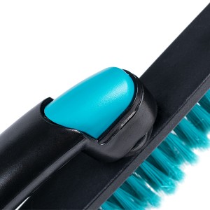 щётка-скребок! мягкая ручка, распушенная щетина,поворотная,телескоп.(90-130 см)  A80933S AVS