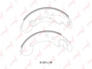 Колодки тормозные задние подходит для NISSAN Micra(K12) 1.0-1.6 03-10 / Note(E11 BS-5717 LYNXAUTO
