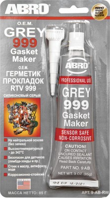 Герметик прокладка серый термостойкий 85г 999 OEM ABRO 9-AB-RW ABRO