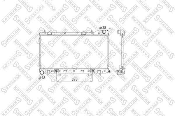 Радиатор системы охлаждения АКПП 10-25051-SX STELLOX