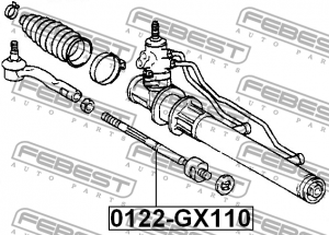 Тяга рулевая 0122-GX110 0122-GX110 FEBEST